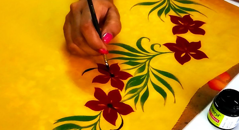 Saree Painting Course in T Nagar, Chennai